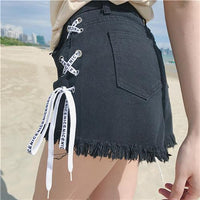 new summer fashion shorts jeans for women size sml - sparklingselections