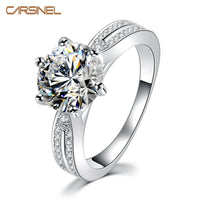 Fashion Silver Color Zircon Ring - sparklingselections