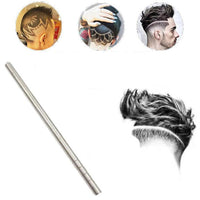 Salon Magic Engraved Pen Stainless Steel Pen Shavings Eyebrows Hair Scissor - sparklingselections