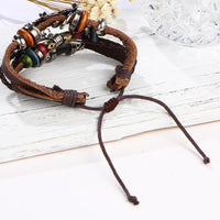 Unisex Handmade Retro Leather Bracelet - sparklingselections