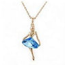 Fashion Casual Silver Plated Angel Pendant Necklace