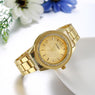 New Men Luxury Fashion Business Gold Wrist Watch