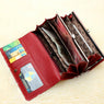 New Women Card Holder Multi Storage Leather Wallet