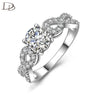 Rhinestone Studded Wedding/Engagement Rings for Women