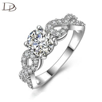 Fashion Rhinestone Wedding Engagement Rings For Women - sparklingselections