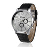 Men Quartz Leather Military WristWatch