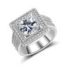 Engagement Square-Shape Ring for Women