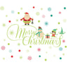 Merry Christmas Glow In The Night Luminous Wall Sticker