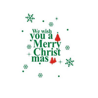 Christmas Quoted Window Wall Sticker - sparklingselections
