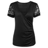 new Women Sexy V Neck Hollow Out Top size sml