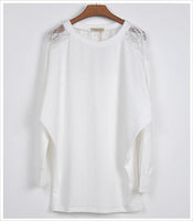 New Fashion Women's Ladies Loose Blouse Top size mlxl - sparklingselections