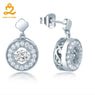 Vintage Gemstone Dancing Topaz Stone Earrings