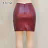 new Autumn Sexy leather Skirt for Women size sml