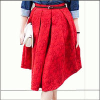 Spring New Retro High Waist Skirt for Women size sml - sparklingselections