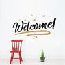 Welcome Wall Stickers For Living Room Office