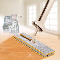 Double Sided Flat Mop Floor Cleaning Tool For Living Room Kitchen - sparklingselections