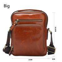 Genuine Leather Brown Color I-pad Bag - sparklingselections