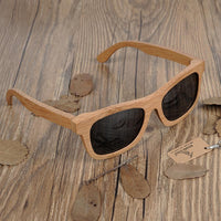 New Handmade Simple Fashion Style Nature Bamboo Sunglasses - sparklingselections