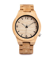 New Natural All Bamboo Wood Watches for Men - sparklingselections