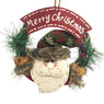 Merry Christmas Party Pine Wreath Door Wall Garland Decoration