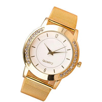 New Crystal Women Luxury Stainless Steel Watch - sparklingselections