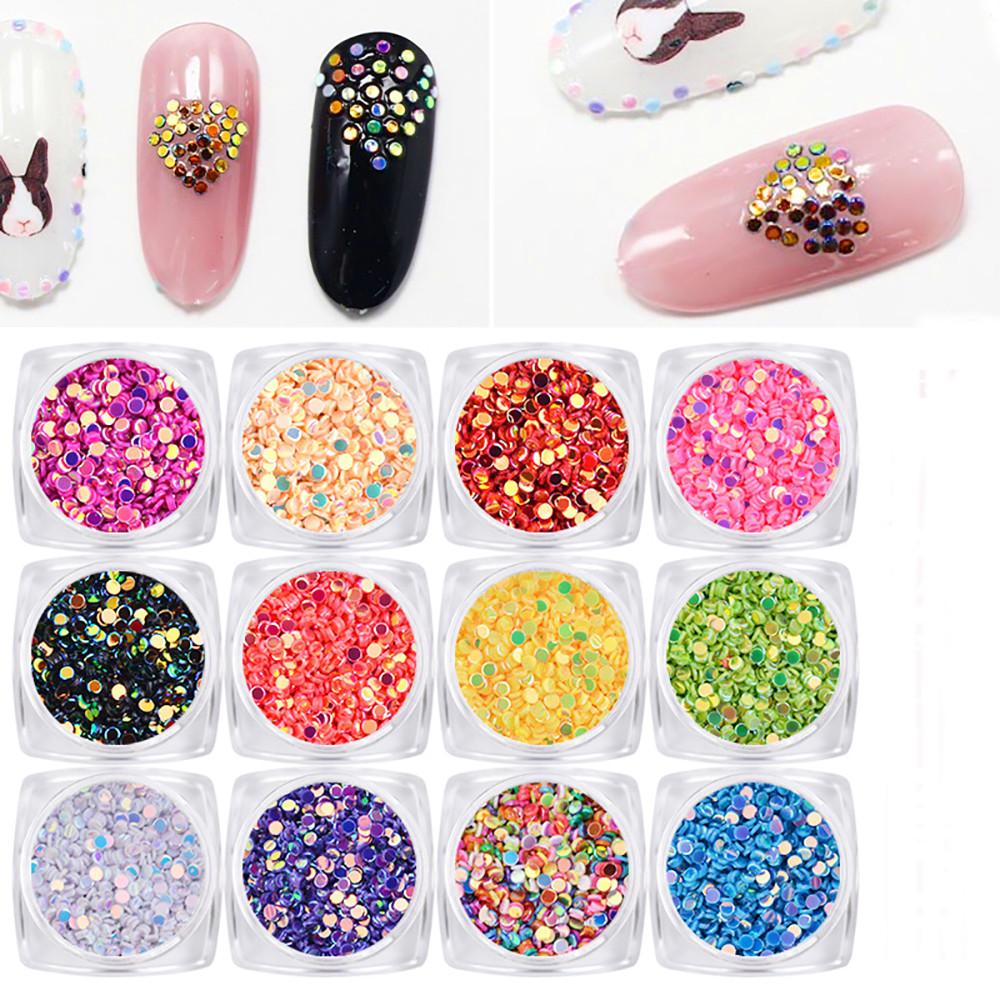 Crystal Nails Diamonds Dazzling Tips Nail Sticker 12 Box ...