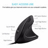 New Shark-shaped Vertical Grip Ergonomic Optical Mouse