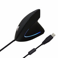 New Shark-shaped Vertical Grip Ergonomic Optical Mouse - sparklingselections