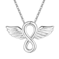 Women Creative Figure 8 Angel Wings Necklace - sparklingselections