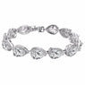 Teardrop Bridal Tennis Bracelet  For Women