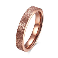 Fashion Titanium Steel Rose Gold Ring For Women - sparklingselections