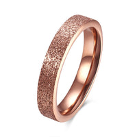 Titanium Steel Rose Gold Ring Foromen - sparklingselections