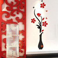 Removable 3D Flower Home Living Wall Sticker - sparklingselections