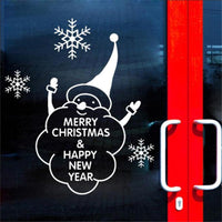 new Merry Christmas & Happy New Year Wall Sticker - sparklingselections
