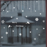 New Hot Santa Claus Christmas Windows Transparent Wall Sticker - sparklingselections