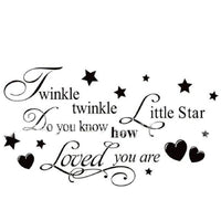 New Hot Twinkle Little Star Wall Decals Removable Wall Sticker - sparklingselections