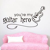 New Guitar Wall Sticker for Home Decor - sparklingselections