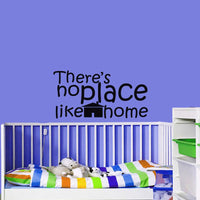 There's No Place Like Home vinyl Home Decor Wall Sticker - sparklingselections