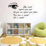 New Living Room Sexy Girl Eyes Wall Stickers