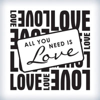 Perfect Quality Vinyl Wall Decals Quotes All You Need Is Love Wall Sticker - sparklingselections