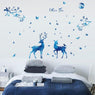 Nordic Style Blue Star Deer Wall Stickers For Living Room