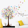 Colorful Butterfly Tree Wall Sticker Kids Room Decor Home PVC Animal Style Wall Decal Stickers