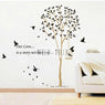 New Romantic Tree And Birdcage Vinyl Mural Art Wall Decor Sticker For Couples Room Home Decor Stickers