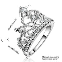 Christmas Gift Beauty Crown Rings For Women - sparklingselections