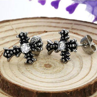Lovely Charms Cross Earrings - sparklingselections