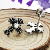 Women Fashion Lovely Charms Cross Earrings - sparklingselections