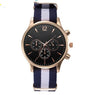 Luxury Fashion Canvas Analog Wrist Watch