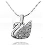 Austrian Crystal Swan Pendant Necklace Jewelry Necklace For Women