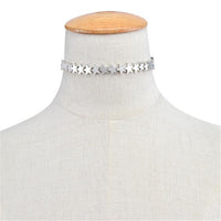Star Strung Chocker Golden Necklace Chain for Women - sparklingselections