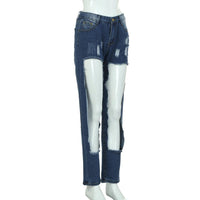 new Women Hole Denim Stretchy Skinny jeans - sparklingselections